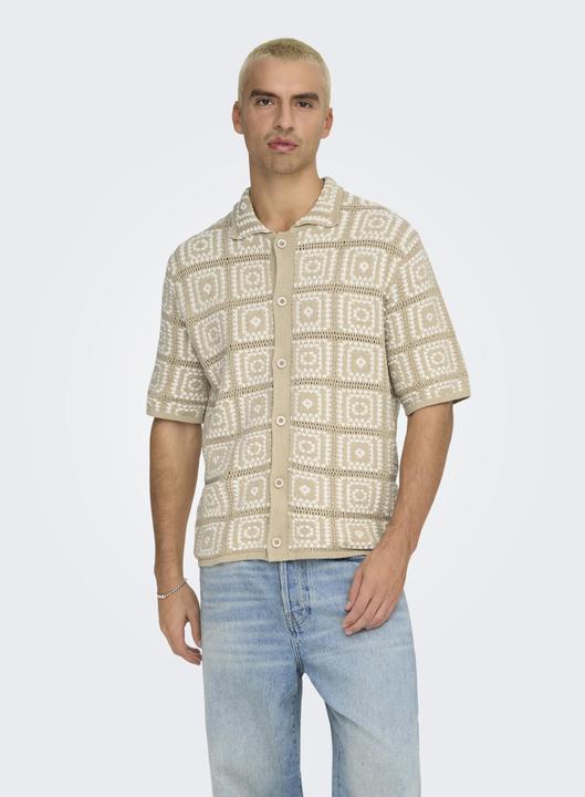 Produktbild Only & Sons Onsbart Rlx 5 Ss Shirt Knit Noos (XS)