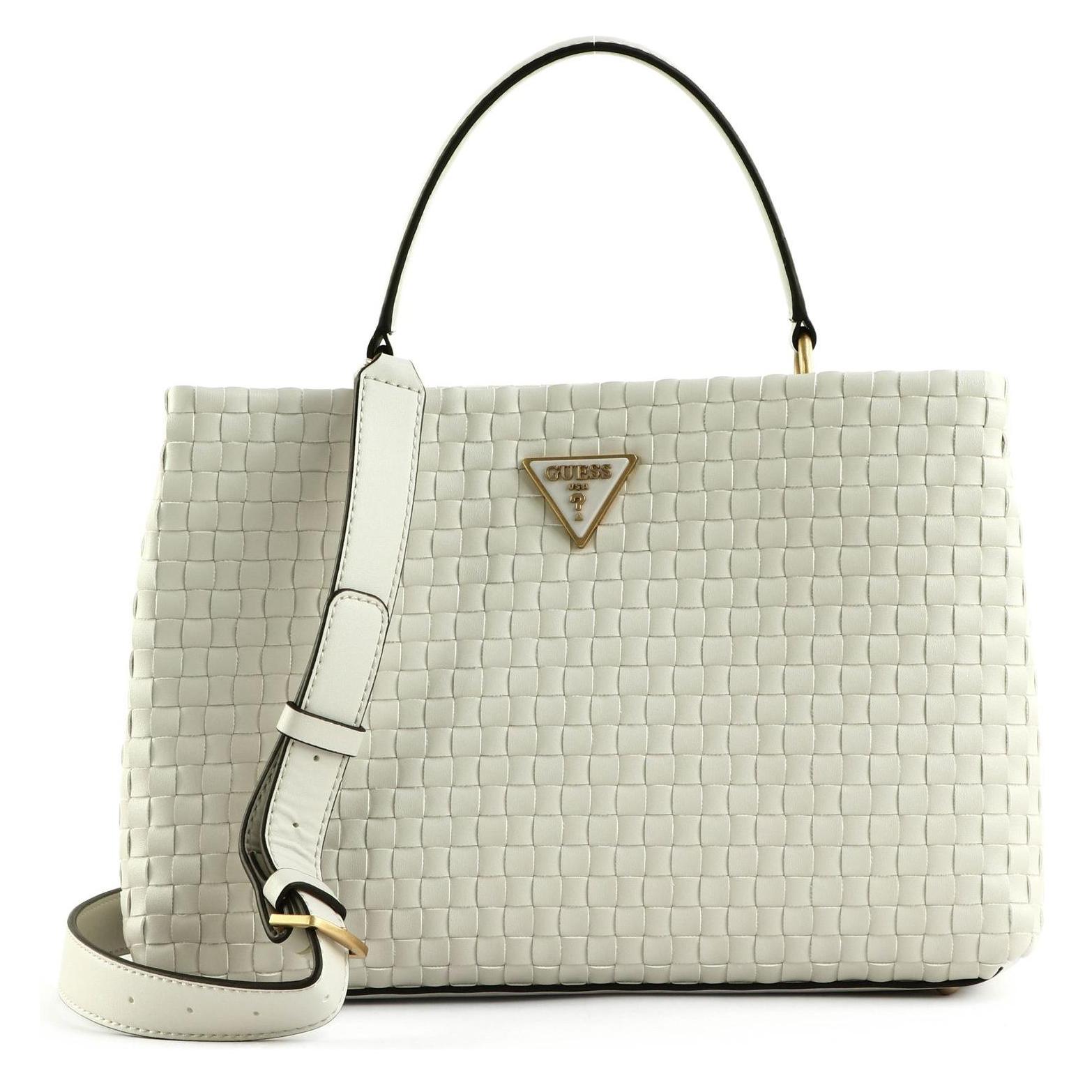 Guess, Damen, Handtasche, Lisbet Woven Handbag, Beige