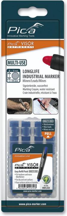 Produktbild Pica VISOR permanent Ersatzminen -Sets, / SB (Blau, 10 mm, 4 x)