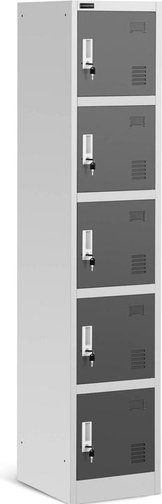 Produktbild Fromm & Starck Metallschrank Schliessfachschrank Metallspind Spindschrank abschliessbar 5-fach