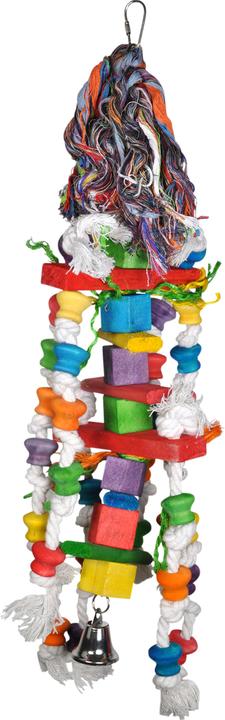 Vadigran Bird Toy wood Fun cubes multi color 55cm