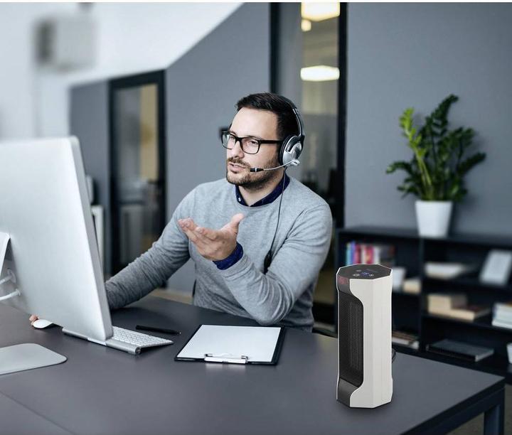 Actual product image Sygonix SY-6735638 PTC-Heizgerät Weiss (1800 W)