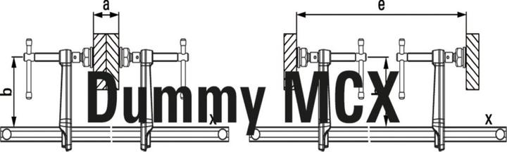 Actual product image Bessey Mitre Clamping System MCX MCX S (100 mm)