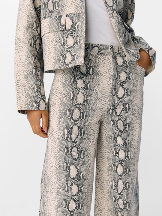 Produktbild Object Print Jeans mit weitem Bein (L)