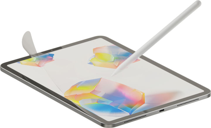 Actual product image Paperlike Screen Protector (2 Piece, IPad mini (2021), Apple iPad mini 4)