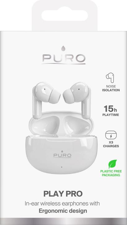 Produktbild Puro AURIC BTH In-Ear "Play Pro" WHT (5 h, Kabellos)