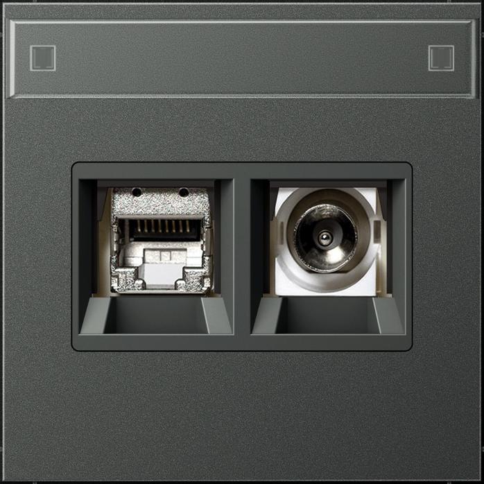 JUNG MMDAL4521AN Smart-TV-Anschlussdose (MMDAL4521AN)