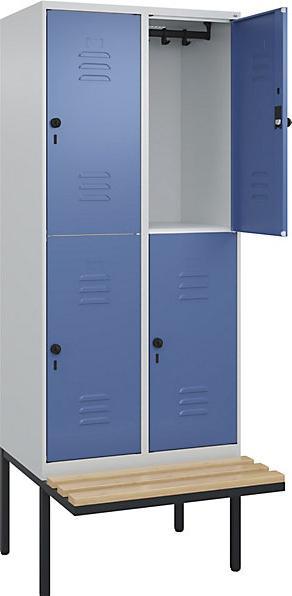 Image du produit C+P Vestiaire à deux niveaux Classic PLUS Banquette (80 cm, 212 cm)