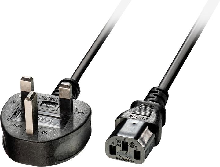 Productafbeelding Lindy IEC-netsnoer, UK (5 m)