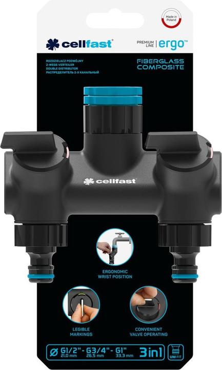 Image du produit Garden Lights - Répartiteur 2 Voies - Ergo (Distributeur 2 voies, 50.80 mm)