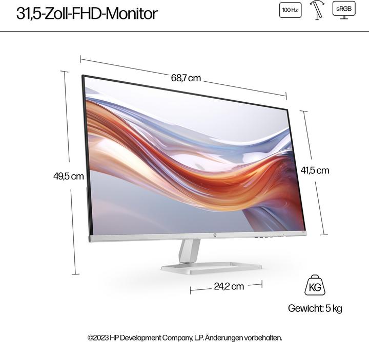 Produktbild HP Series 5 532sf (1920 x 1080 Pixel, 32")
