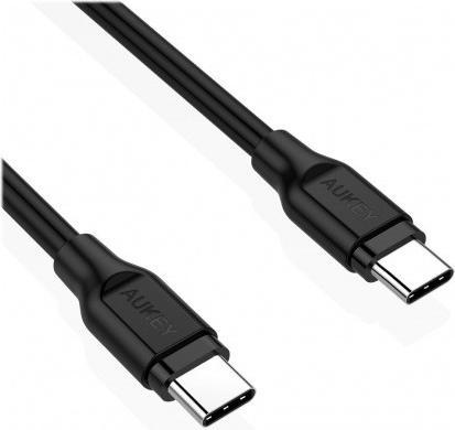 Productafbeelding Aukey CB-CC1P OEM PVC laidas Power Delivery PD USB C - USB C ¦ 1 m ¦ 5 Gbps ¦ 3A PD ¦ 60W (1 m, USB 3.0, USB 3.1, 60 W)