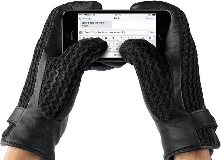 Produktbild Mujjo Leather Crochet Touchscreen (8.5)