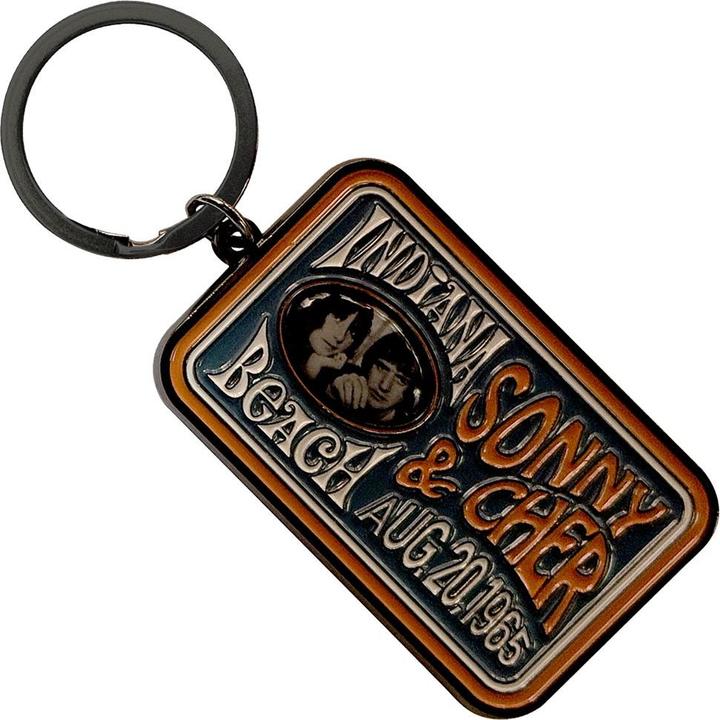 Actual product image Sonny & Cher Indiana Beach Keyring