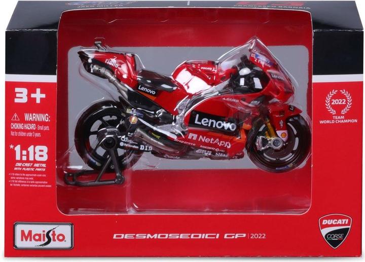 Actual product image Maisto Moto GP Bagnaia