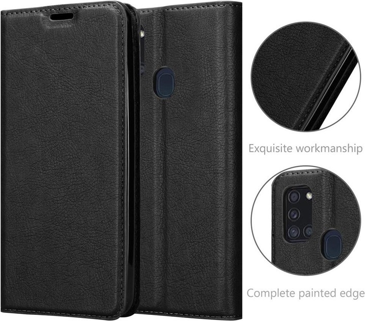 Actual product image Cadorabo Case Book Invisible Magnet (Samsung Galaxy A21s)