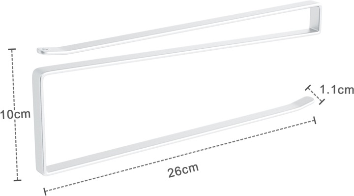Produktbild Intirilife 2x Papierrollenhalterung in Weiss