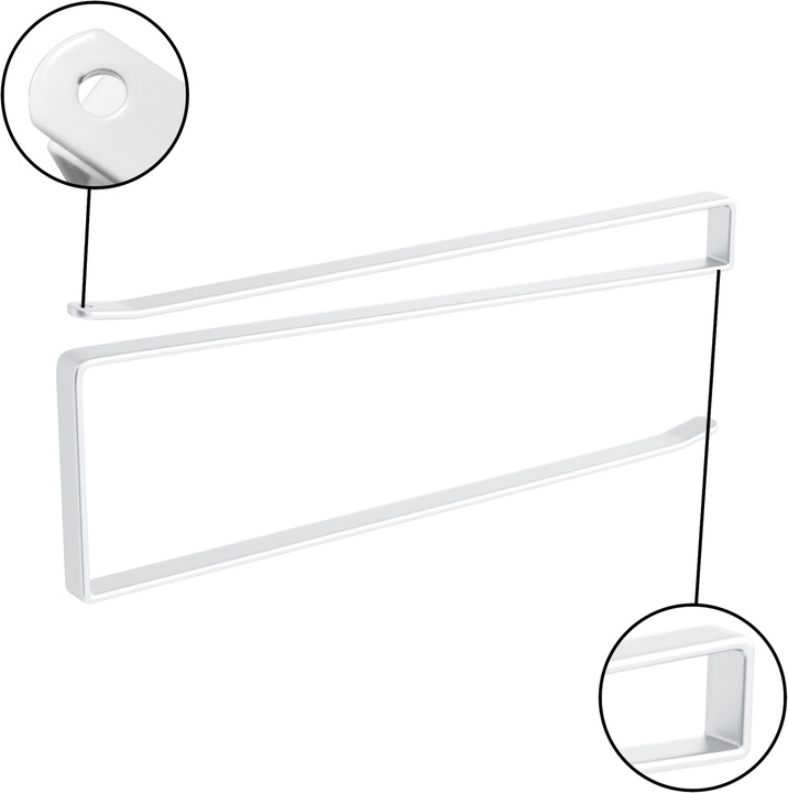 Produktbild Intirilife 2x Papierrollenhalterung in Weiss