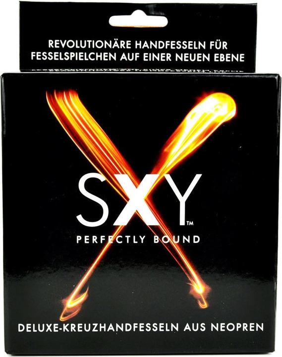 Produktbild Creative Conceptions SXY Manschetten - Deluxe Neopren Kreuzmanschetten - GERMAN