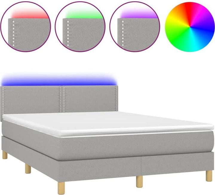 Produktbild vidaXL Boxspringbett (140 x 190 cm)