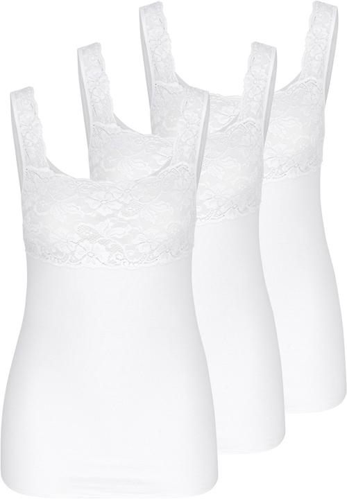 Immagine prodotto Nina von C. 3 confezioni di camicia ascellare in cotone fine (44, XXL)