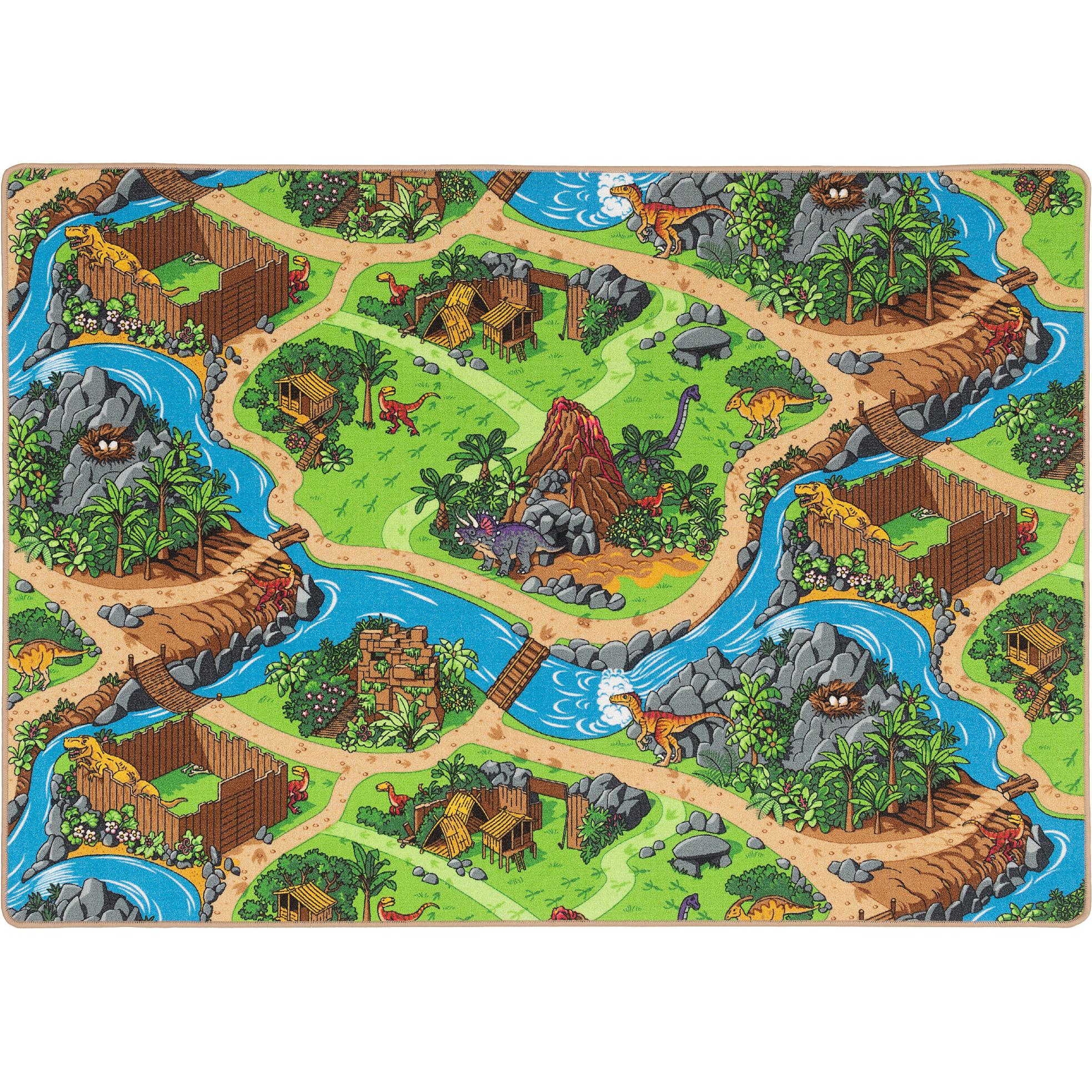 Thumbnail - Pergamon, Spielteppich + Spielmatte, Kinder Spiel Strassen Teppich Dino Welt (80 x 320 cm)