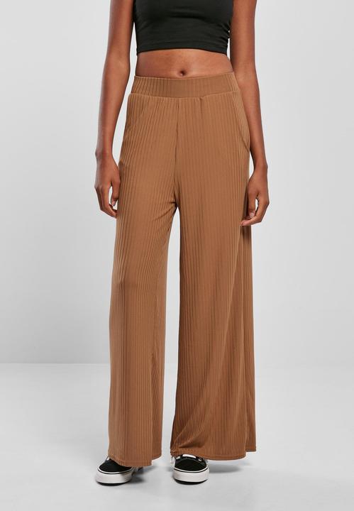 Image du produit Urban Classics Ladies Rib Jersey Wide Leg Pants - 17904 (4XL)