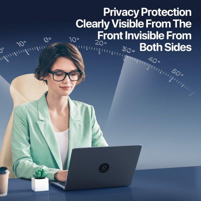Actual product image Dux Ducis Leno Series Privacy Schutzfolie Displayschutz (13", 16:10)