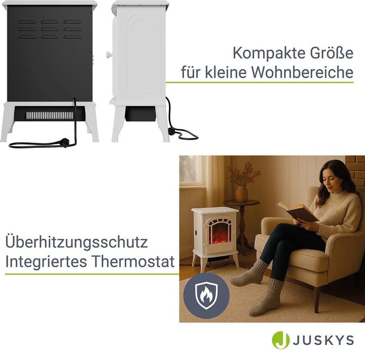 Image du produit Juskys Elektrokamin