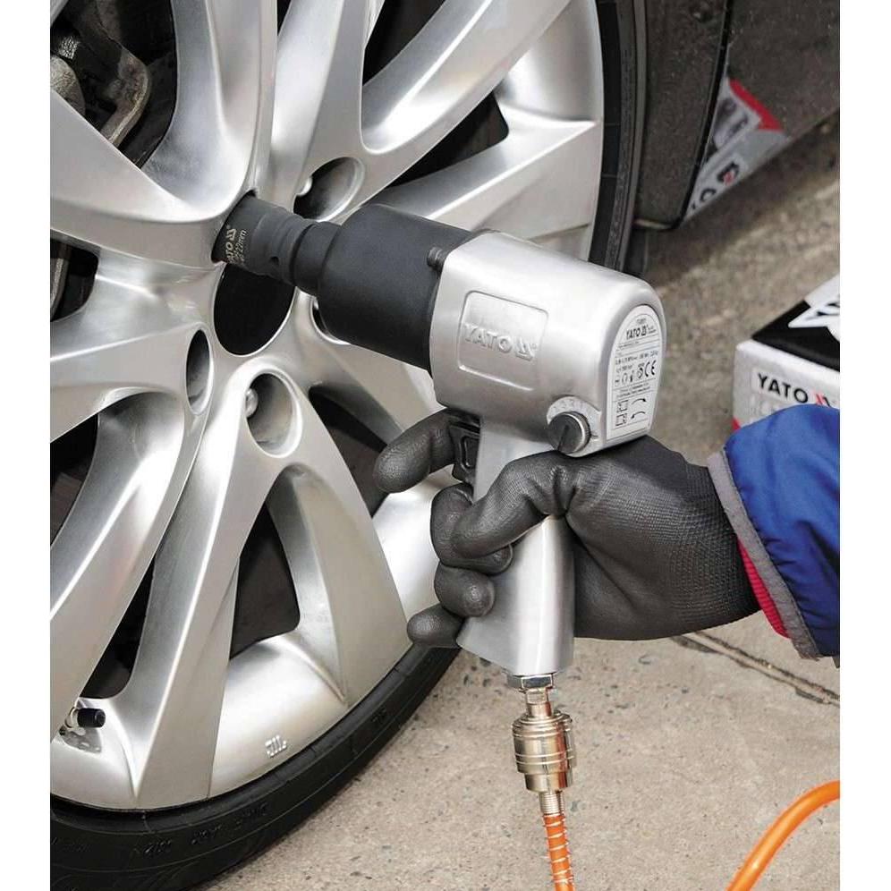 Thumbnail - Yato, Bohrmaschine + Akkuschrauber, PNEUMATIC IMPACT NUT 1/2 "550 Nm 09511 (Akkubetrieb)