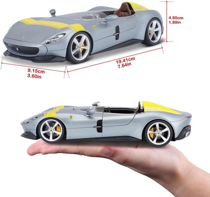 Actual product image Bburago Ferrari R&P Monza SP1 1:24