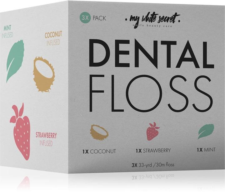 Image du produit My White Secret Floss dentaire (Dental Floss) 3 pcs (50 m)