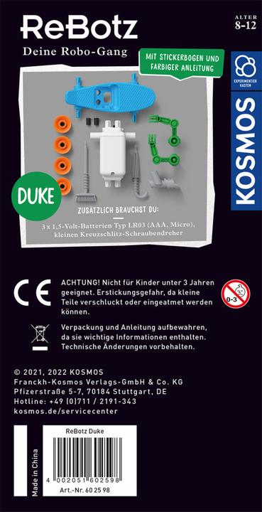 Actual product image Kosmos ReBotz Duke the skating bot, d