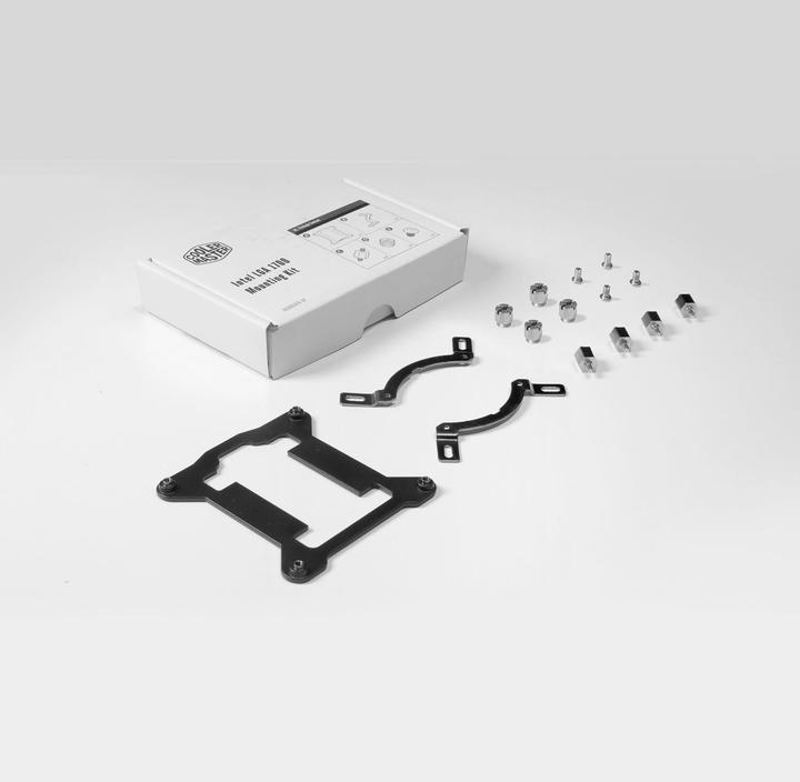 Actual product image Cooler Master Processork??ler-holdes??t 1-pack Sort S??lv