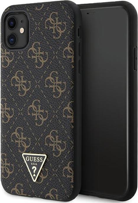 Produktbild Guess GUHCN61PG4GPK iPhone 11 / Xr 6,1" czarny/black hardcase 4G Triangle Metal Logo (Apple iPhone 11)