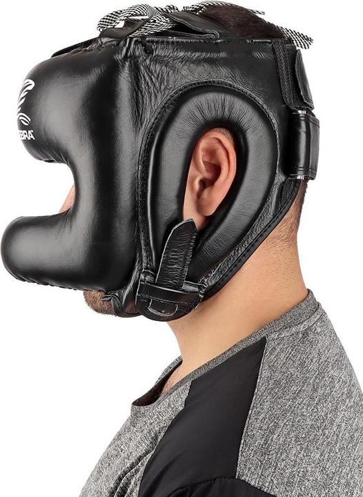 Produktbild Zebra Athletics Leder Box Kopfschutz (M, S)