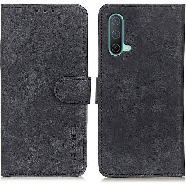 Thumbnail - MU Classic Classic IV Leder Bookcover Series (OnePlus Nord CE), Smartphone Hülle, Schwarz
