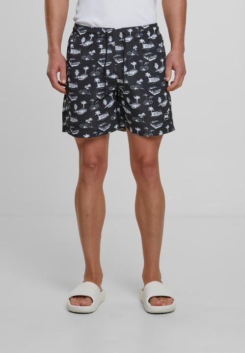 Produktbild Urban Classics Pattern Swim Shorts - 4984 (4XL)
