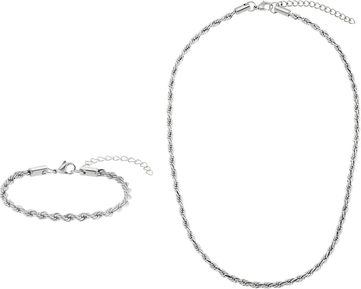 Produktbild Heideman Set Caius silberfarbend (100% Edelstahl)