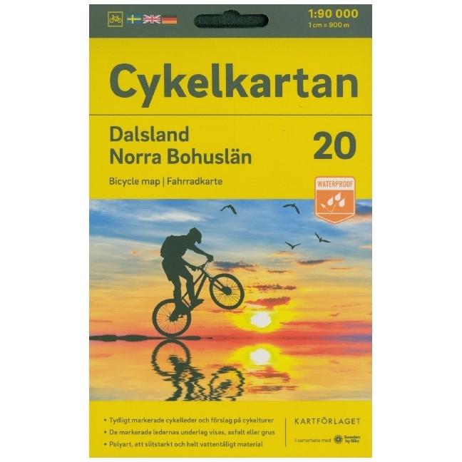 Cykelkartan Blad 20 Dalsland/Norra Bohu, Landkarte