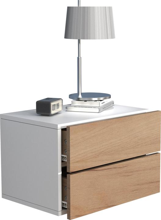 Produktbild VCM Holz Wandschublade Nachtschrank Wandboard Schublade Konsole Nachttisch Usal L 45 cm (45 x 32 cm)