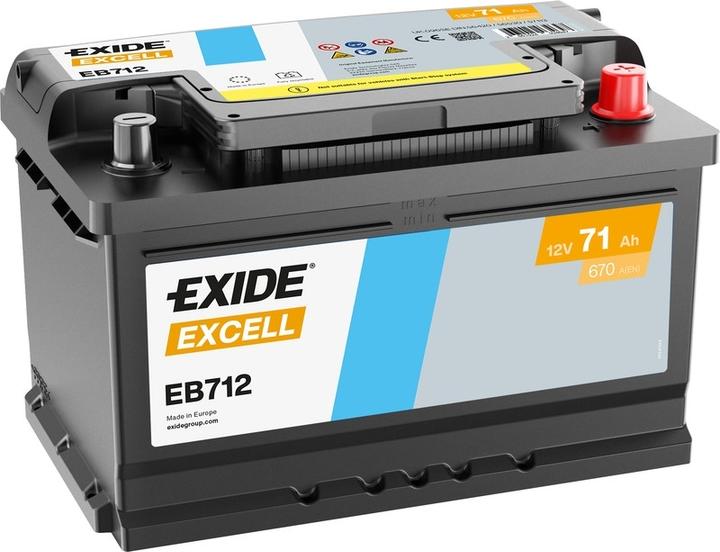 Exide Eccellenza (12 V, 71 Ah, 670 A)