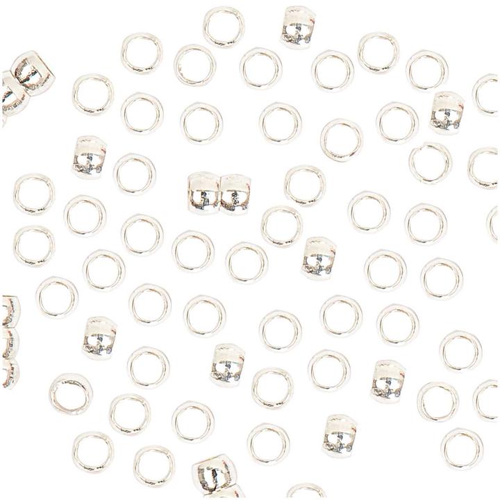 Produktbild Rico Quetschperle, silber 2 mm, 200 Stk.