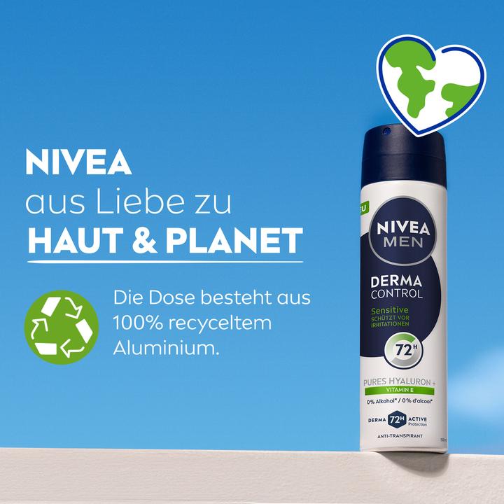 Produktbild NIVEA MEN Deo Derma Control Spray Sensitive, 150 ml (Spray, 150 ml)
