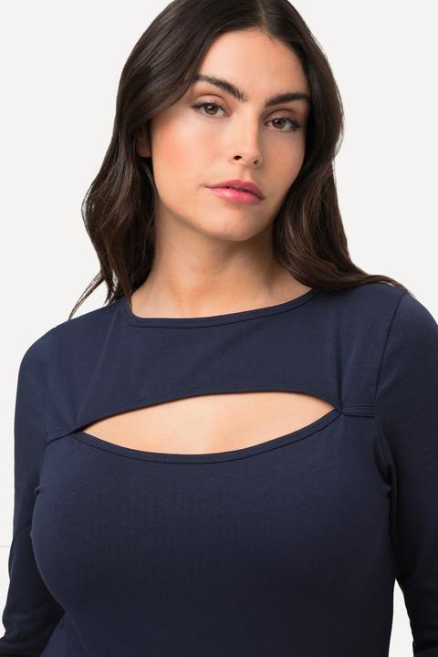 Immagine prodotto Ulla Popken Body aderente con apertura e maniche lunghe (L)