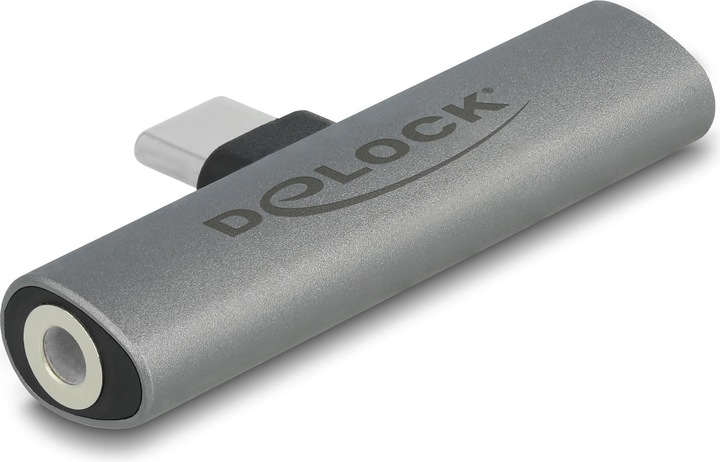Image du produit Delock USB Type-C vers prise jack et USB Type-C (USB Type C, Prise de 3,5 mm)