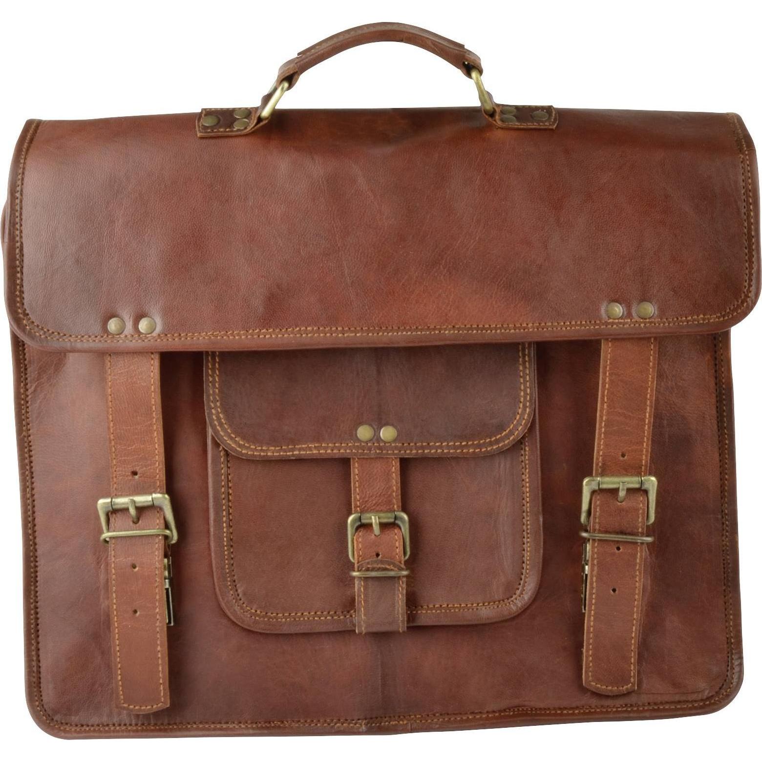 Mannesmann, Cassetta degli attrezzi, Borsa porta attrezzi in pelle (25 pezzi)