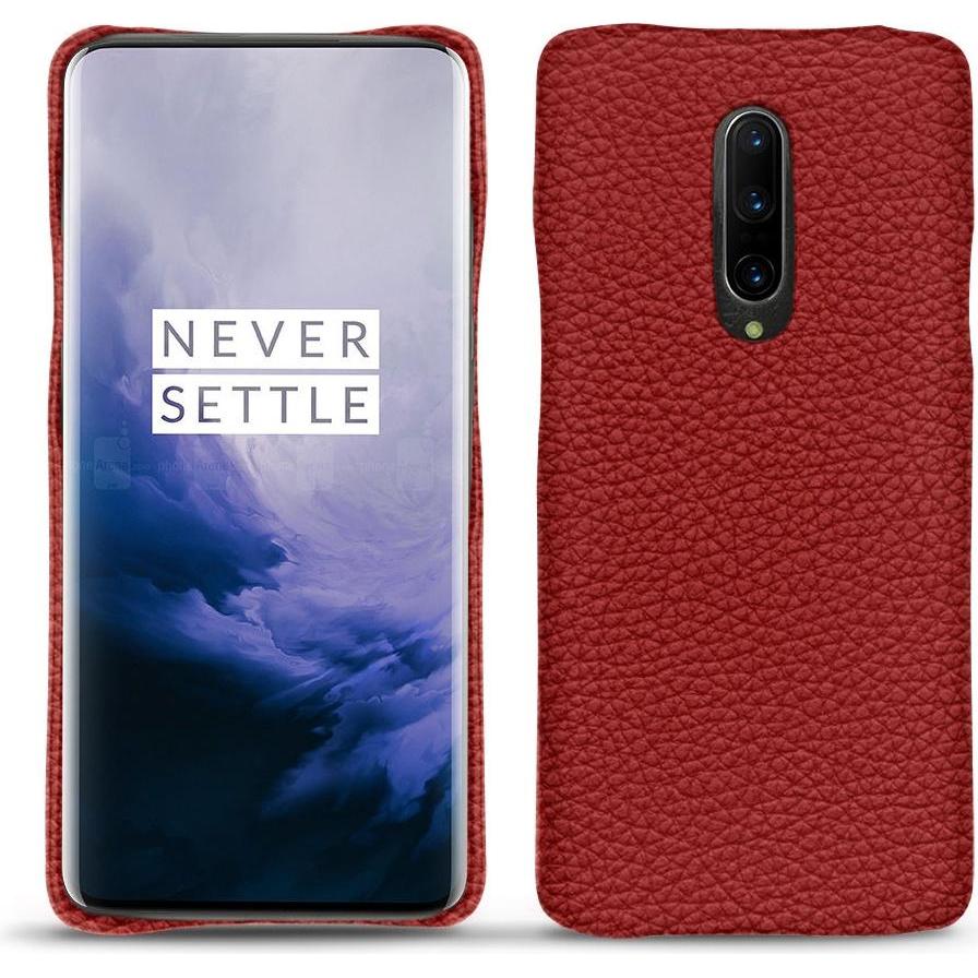 Noreve Lederschutzhülle (OnePlus 7 Pro), Smartphone Hülle, Rot