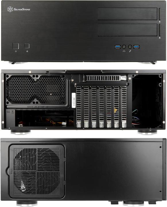 Actual product image Silverstone Gd08 (E-ATX, ATX, mATX)