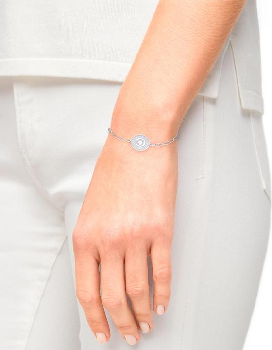 Immagine prodotto S.Oliver Gioielli da braccio per donna, argento sterling 925, zirconi|moneta (20 cm, Argento 925)